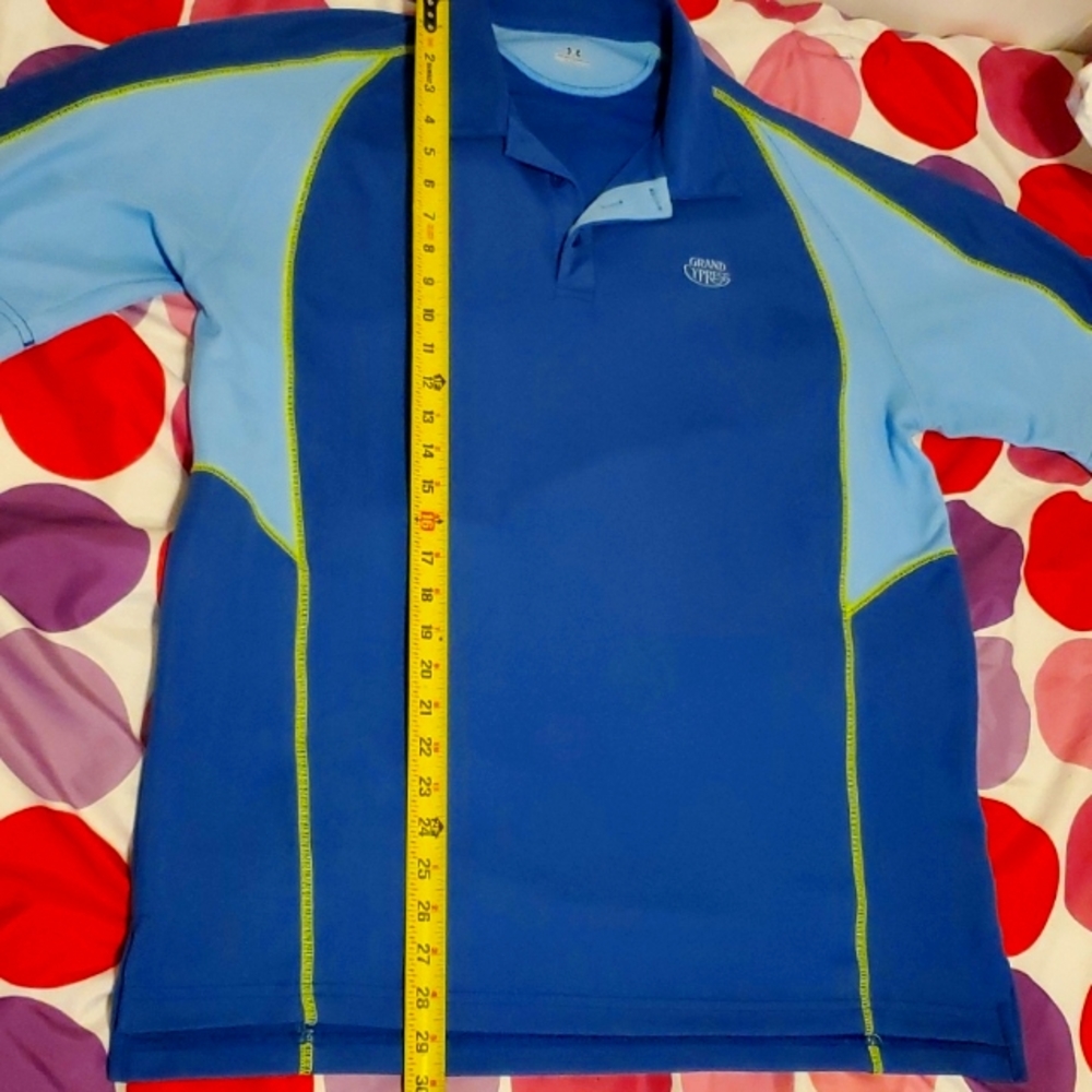 Blue Under Armour Grand Cypress Golf Club Polo!